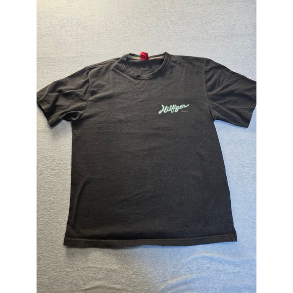 Tommy Hilfiger Other - Tommy Hilfiger Denim‎ Mens T-Shirt Black Script Logo Vintage Premium Tee Medium